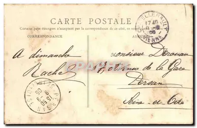 Châtellerault — Igreja de São João Batista — B. F., Paris, n°31 — Verso