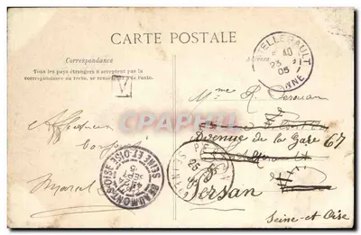 Preuilly-sur-Claise — Zamek Vinceuil — wydawca Preuilly-sur-Claise — Rewers