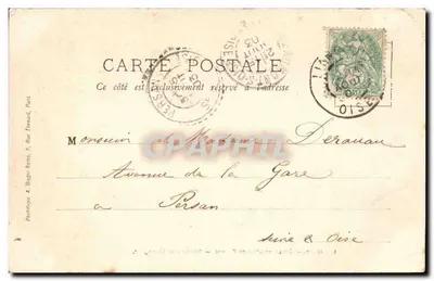 Castelo de Liancourt — Escola da Île-de-France — H. Bynies — Verso