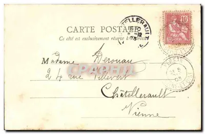 Beaumont-sur-Oise — Hospital Hadancourt — Inn-Lib. Frémont, Beaumont-sur-Oise — Verso