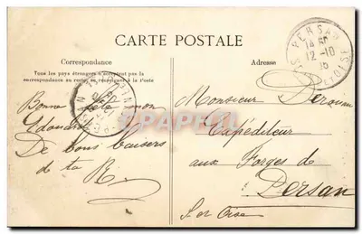 Nointel perto de Presles — O Castelo (fachada) — Editor: V. Saint Edonard — Verso