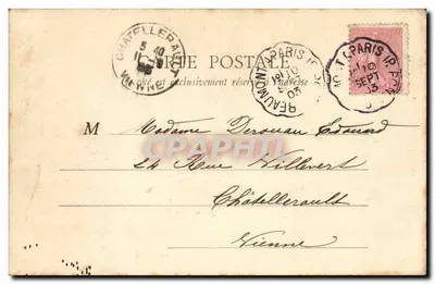 Mours — Prefeitura e Estrada de l'Isle-Adam — Bonjourneuil, Frémont, Beaumont-s-Oise — Verso
