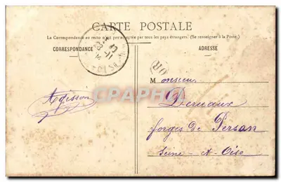 Voyennes (Somme) - A Igreja — Editor É. Terlez, Nesle (Somme), n°4 — Verso