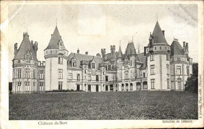 Castelo de Bort — Limousin — J. Faisssat, Fot.-édit. (Dépôse)