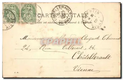 Saint-Quentin — Rue de Remicourt i Absyda Bazyliki — P. D. — n°64 — Rewers