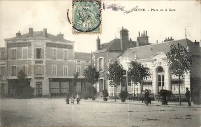 Cosne - Praça da Estação — A. Derouet, Cosne