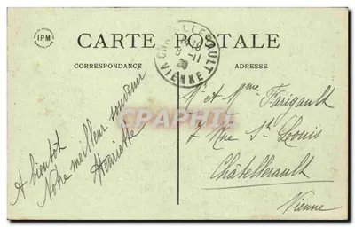 Amiens — Katedra św. Nocha — wyd. Duperre, nr 35 — Rewers