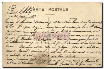 Auray - La Chartreuse — uitgever Gallia-Moerens, n° 1741 — Achterkant