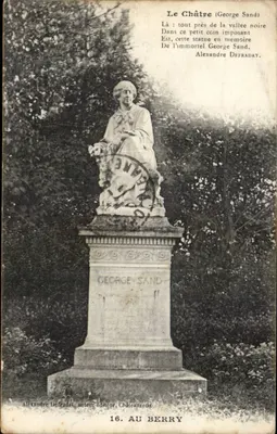 Estátua de George Sand em Le Châtre — Alexandre Defradat, editor, n°16