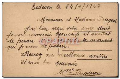 Dois crianças em traje folclórico — Botrel, n°3255 — Verso