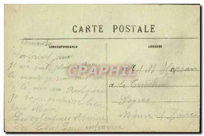 Żeni się w Ploaré (okolice Douarnenez) — Wejście do Gavotte — kolekcja Villard, Quimper — Rewers