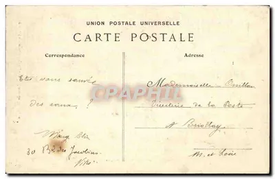 Ubranie, które nosiła Anna z Bretanii — kolekcja Villard, Quimper — 1946 — Rewers