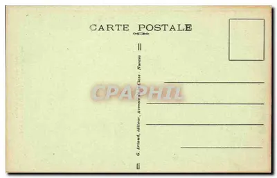 Wokół zamkniętych łóżek bretońskich — Wypijam z pichetu za Twoje zdrowie — G. Artaud, Nantes — Rewers
