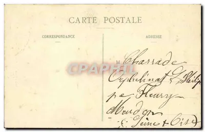Três jovens moças — poema impresso — H. Laurent, Port-Louis, n° 2163 — Verso