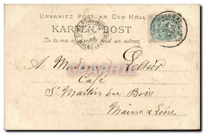 Rendez-vous en Bretagne — Verklaring — Uitgever Quilimper, n° 1072 — Achterkant
