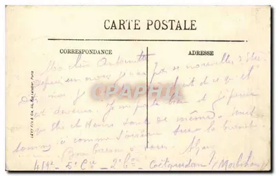 Camp van Coëtquidam (Morbihan) — De Tente — Uitgave V. Soral, Rennes — Achterkant