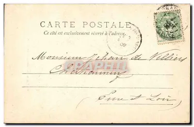 Ubranie i fryzura z Prowansji — Cliché Florent Miéscinski, Wydawnictwo J. Brun & Cie, Carpentras — Rewers