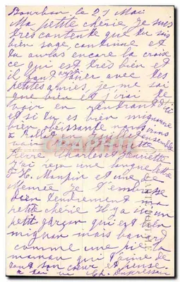 Petite Mère — Jakby Mariette chciała bardziej biegać po polach w towarzystwie małego Pierre — Le Bourbonnais, nr 6368 — Rewers