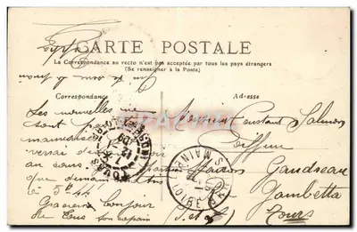 Szkoła w Saumurze — Klasyfikacja końcowa — Fr. Voelcker, wydawca, Saumur, depozyt nr 25 — Rewers