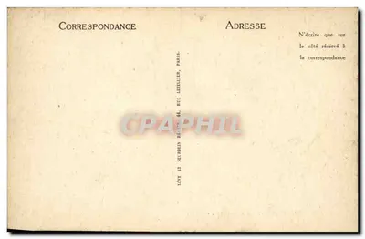 Auvergne - A Bourrée - ND — Verso