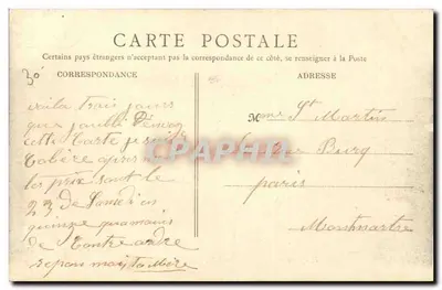 Angers — Jardin du Mail, dzień muzyki wojskowej — F. Duvivier, Paryż — Rewers