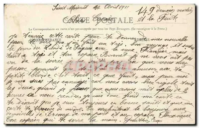 St-Maixent - Szkoła Piechoty — Zbiór E. Blanchon — Rewers
