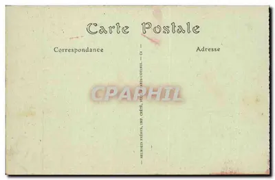Coucy le Châteu - Sentinela Alemã na Porta de Laon 1915 - Bilhete postal antigo — Verso