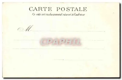 Dragão — Soldado a cavalo — Paris — Verso
