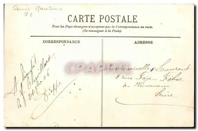 Dieppe — Wejście do przylądek — LL. — Série Maritime 76 — Rewers