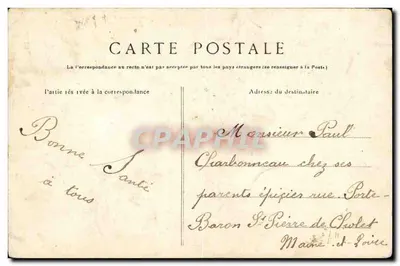 Criança em traje bretão — Bretanha — Coleção Villard, Quimper — Verso
