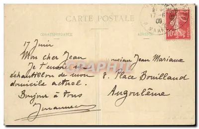 Camp de Châlons — Um Canto de Acampamento — Éditions M. M. G. G. Bourgoin — Verso