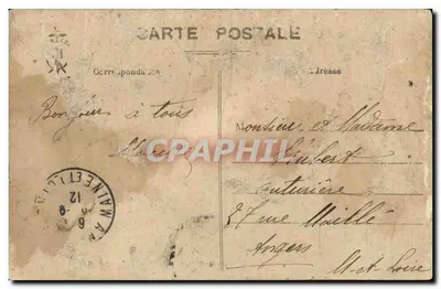 Grenade Vader en Kleine Gâs — Bretonse klederdragers — Col. F. H. - C. de Le Dœuf — n° 2850 — Achterkant
