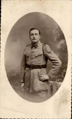 Soldado em uniforme — retrato — Carte Postale