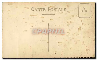 Soldado em uniforme — retrato — Carte Postale — Verso