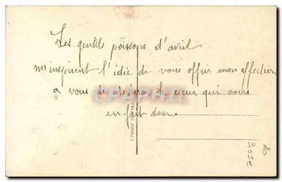 Felizes Páscoas — sinos e flores — DIX 1443/2 — Verso
