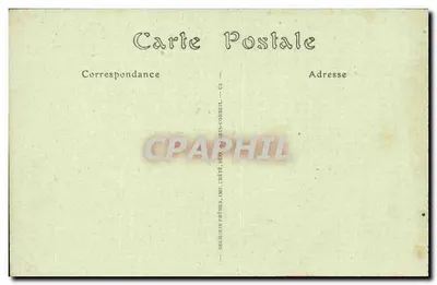 Coucy-le-Château — Allgemeiner Blick auf die Stadt und den Schloss — Neuhiel Frères, Impr. Paris-Corbeil — Rückseite