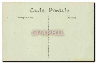 Coucy-le-Château — sau khi bị pháo kích của Pháp từ ngày 2 đến 3 tháng 8 năm 1916 — NDHOT — Mặt sau