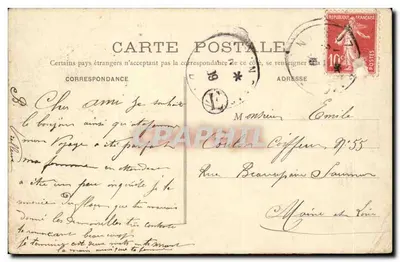 Buzançais — Monumento aos Crianças Mortas pela Pátria 1870-71 — n° 505 — Verso