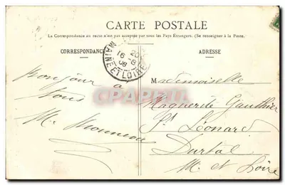 Dois Jovens Amantes — Coleção H. Laurent, Port-Louis — n° 3257 — Verso