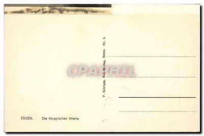 Essen — Les usines Krupp — P. Reintges, Essen, Nr. 1 — Rewers