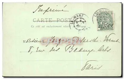 Le Mans — Caserma del 31° d'Artiglieria — LL. n° 98 — Verso