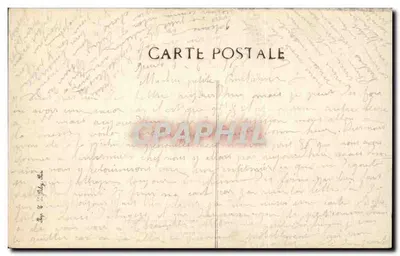 La Auvergne pintoresca — escena de baile tradicional — editor VD, n.º 1201 — Reverso