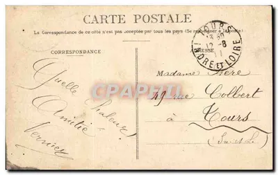 Typ matelotki — seria S. 561 — wydawca N. Séveraud, Bonneville-sur-Mer — Rewers