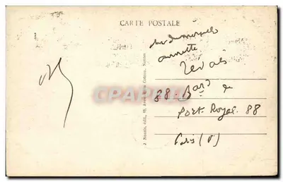 Wyjście z kościoła — Moja miła Bretania — J. Nozais, wydawca, Nantes — Rewers