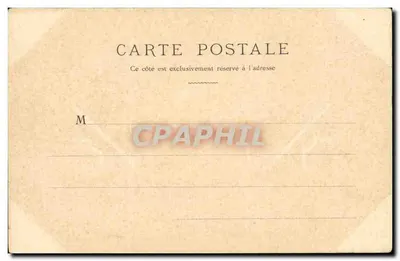 Czapki z przeszłości — Bayeux — Normandia — Stara pocztówka Paris — Rewers