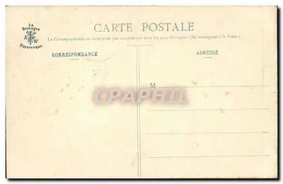 No Bois d'Amour (Pont-Aven) — La Bretagne Pittoresque, n°6012 — Editor A. Waron, Saint-Brieuc — Verso