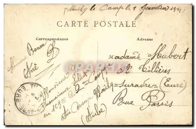 Campo militare a Maully-le-Camp — Ricordo di Maully-le-Camp — Bazar Militare A. Neps — Verso