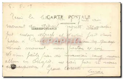 LYON — Caserne de Serin und Fort St-Jean — C.B. — Rückseite