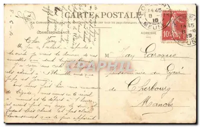 Nancy — Kaserna Landremont — 37e de Ligne — Rewers