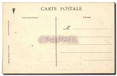 Nantes — M. Bellamy, burgemeester, ontvangt Britse officieren — Artiaud Nozain, Nantes, n°128 — Achterkant
